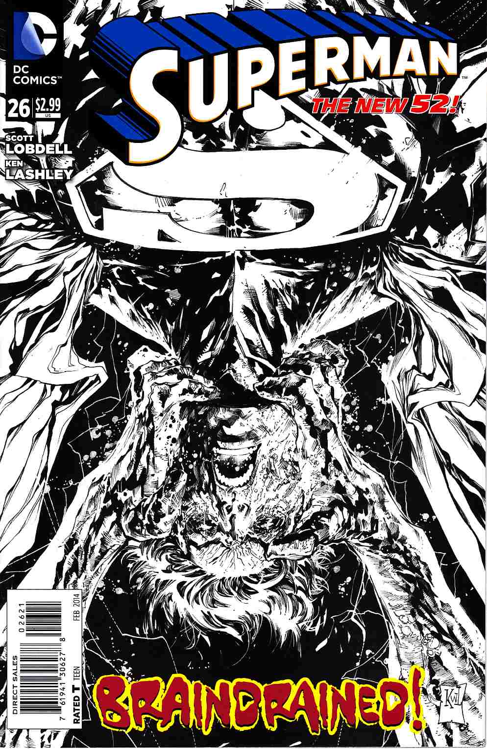 Superman #26 B&W Variant Cover [DC Comic] THUMBNAIL