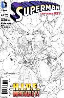 Superman #22 B&W Variant Cover [DC Comic] THUMBNAIL