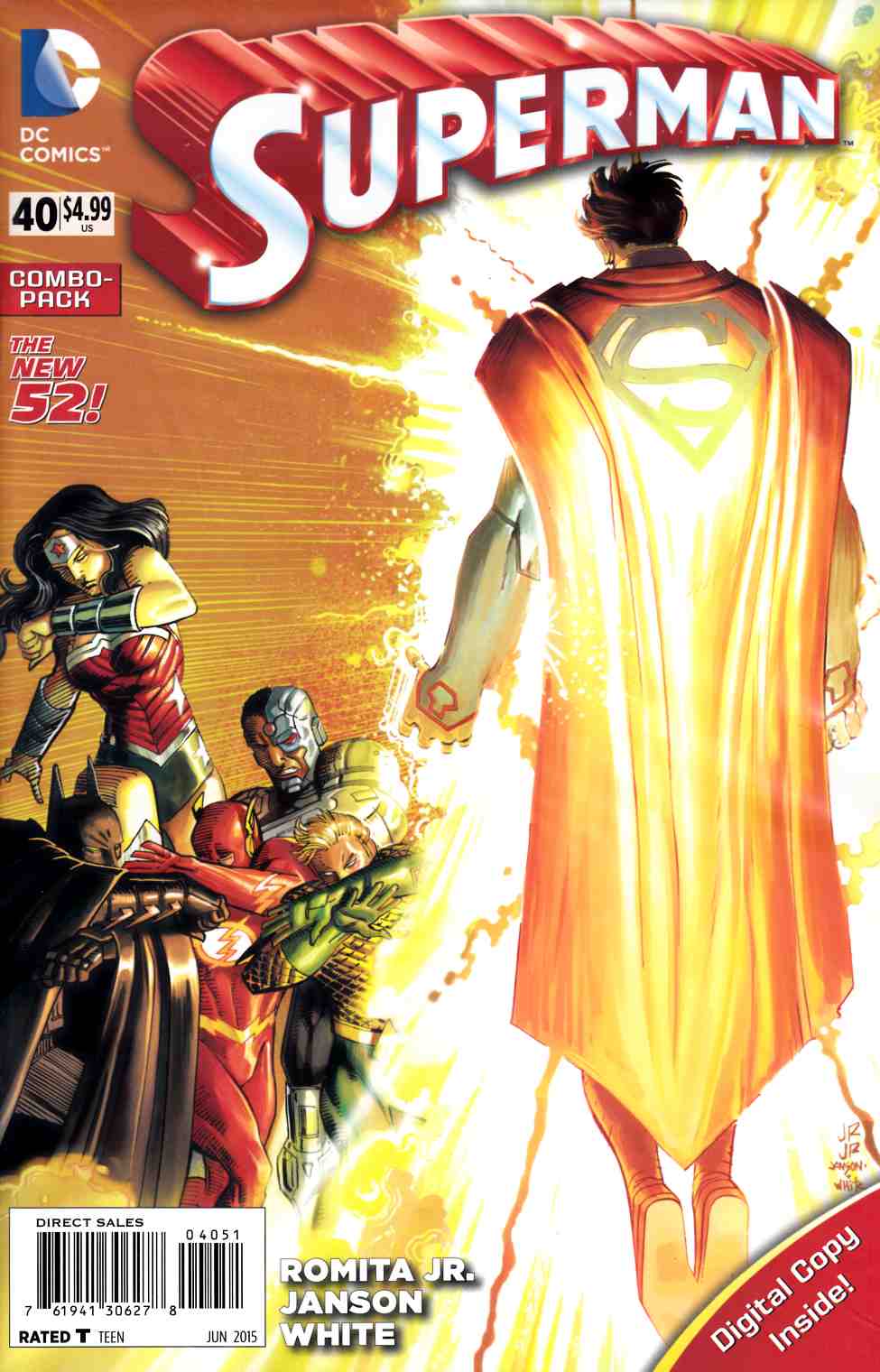 Superman #40 Combo Pack Near Mint (9.4) [DC Comic] LARGE