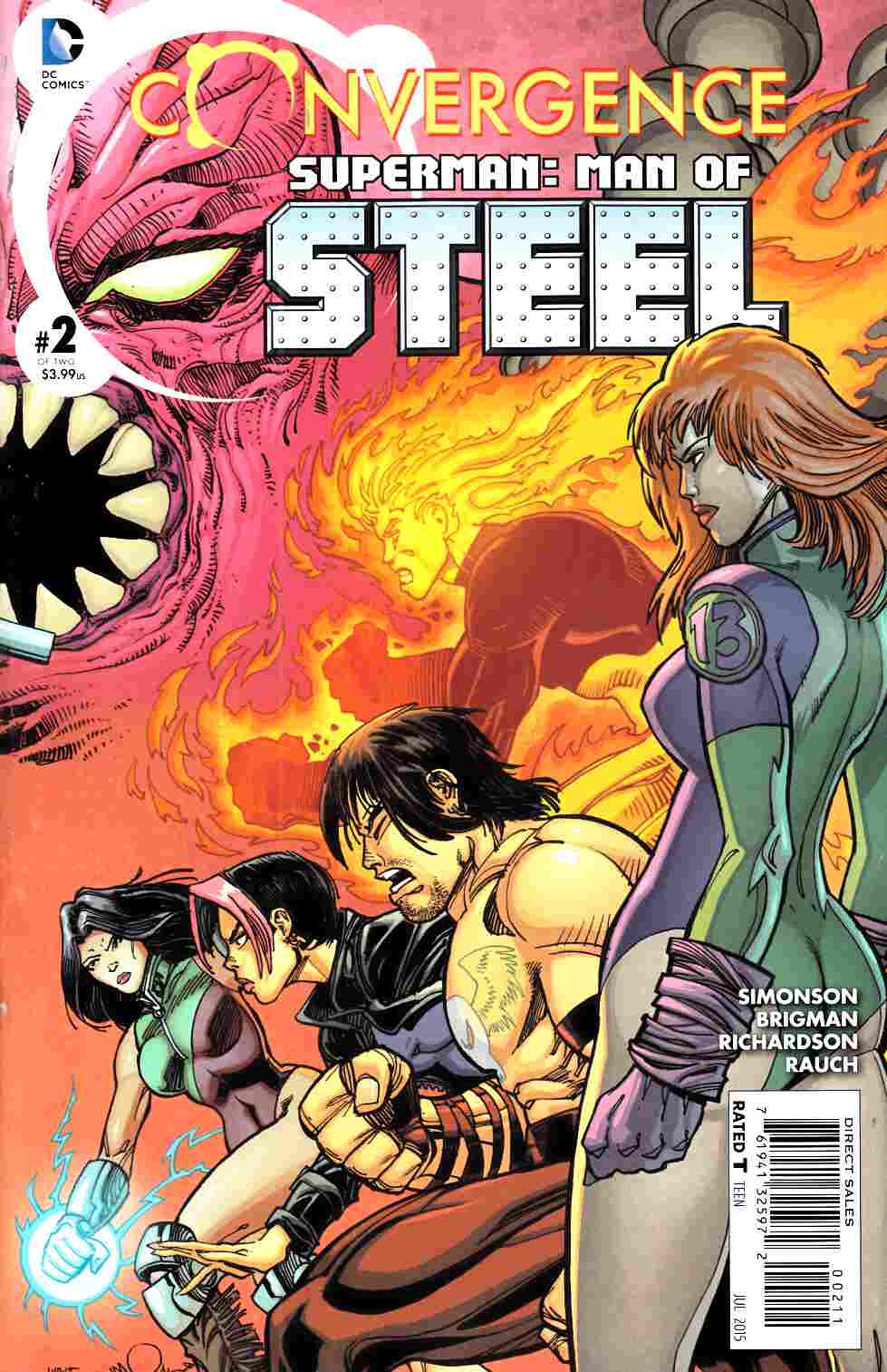 Convergence Superman Man Of Steel #2 [DC Comic] THUMBNAIL