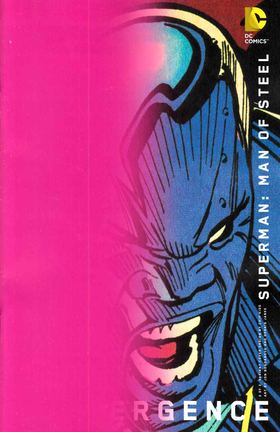 Convergence Superman Man Of Steel #2 Chip Kidd Variant Cover [DC Comic] THUMBNAIL