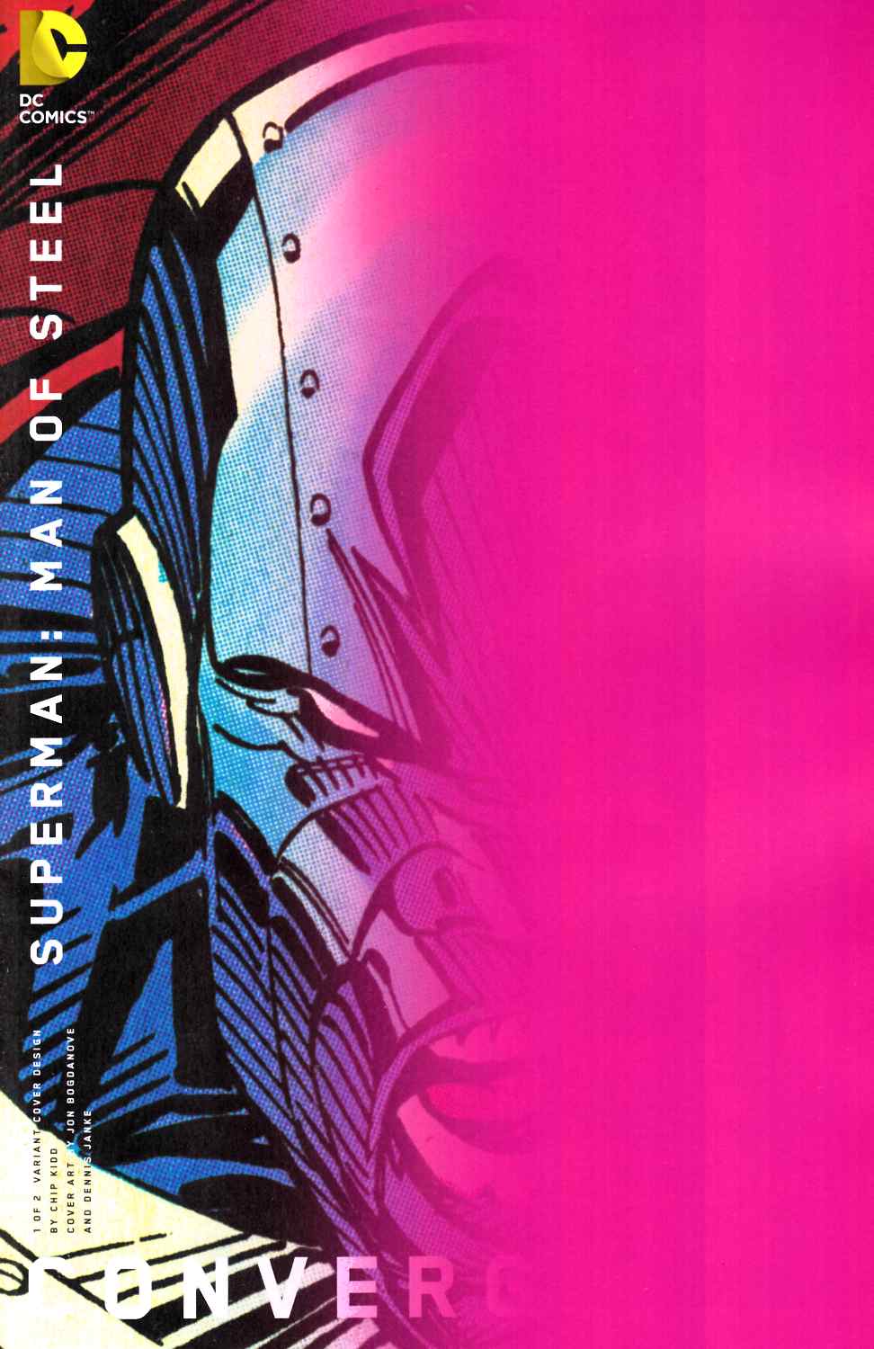 Convergence Superman Man of Steel #1 Chip Kidd Variant Cover [DC Comic] THUMBNAIL