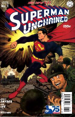 Superman Unchained #1 75th Anniversary Golden Age Cover Near Mint (9.4) [DC Comic] LARGE