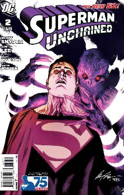 Superman Unchained #2 Villain Variant Cover Near Mint (9.4) [DC Comic] LARGE