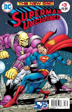 Superman Unchained #3 Bronze Age Variant Cover Near Mint (9.4) [DC Comic] LARGE