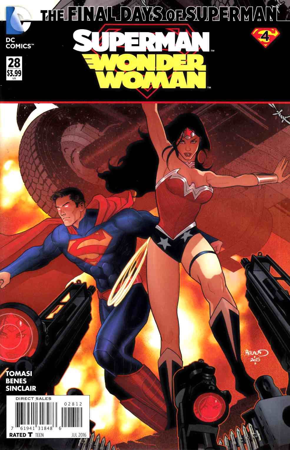 Superman Wonder Woman #28 Second Printing [DC Comic] LARGE