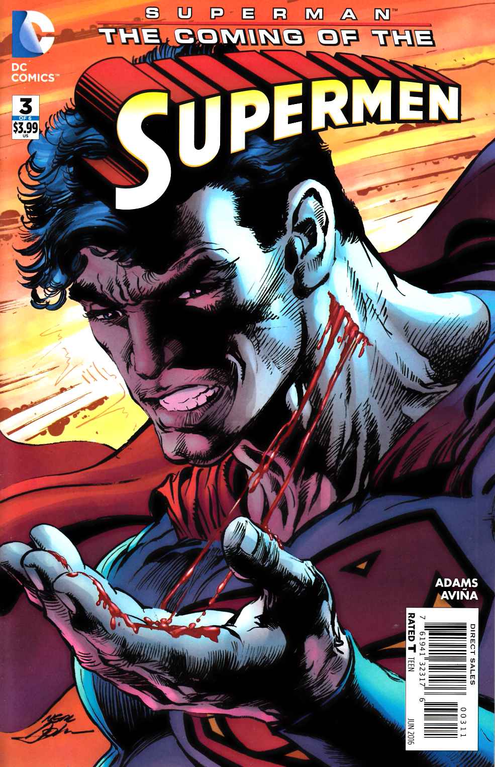 Superman the Coming of the Supermen #3 [DC Comic] THUMBNAIL