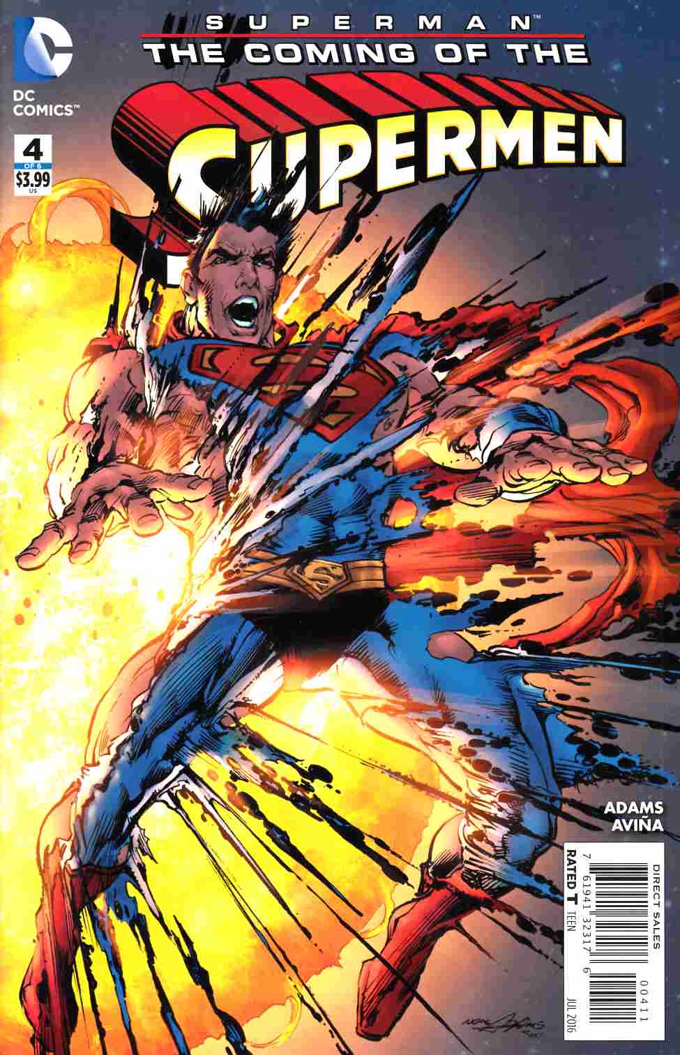 Superman the Coming of the Supermen #4 [DC Comic] LARGE