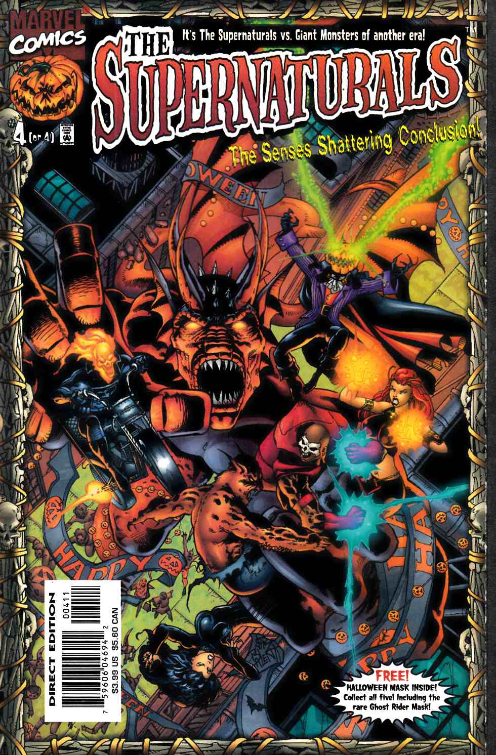 Supernaturals #4 Very Fine (8.0) [Marvel Comic] THUMBNAIL