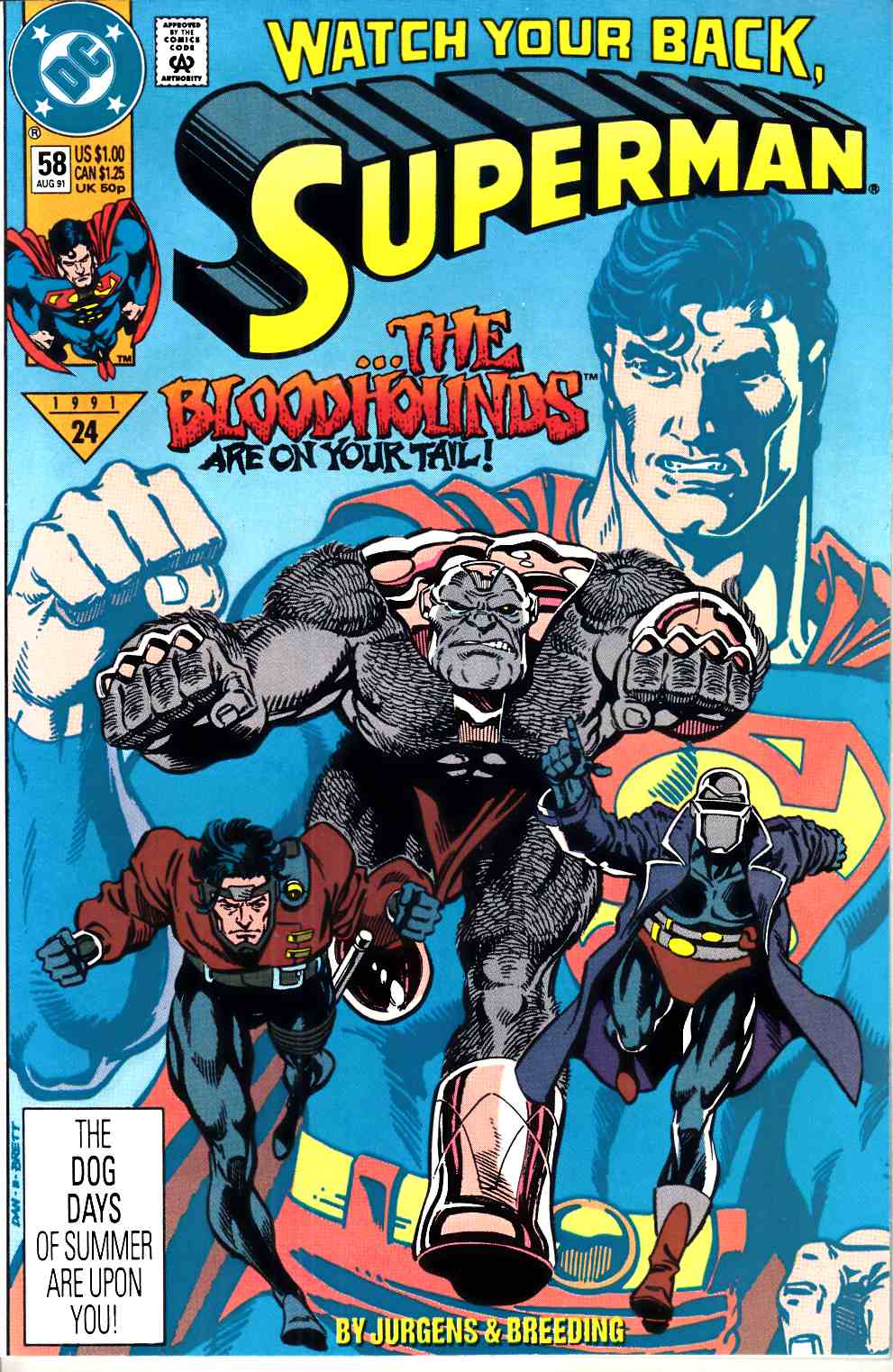 Superman #58 Very Fine (8.0) [DC Comic] THUMBNAIL