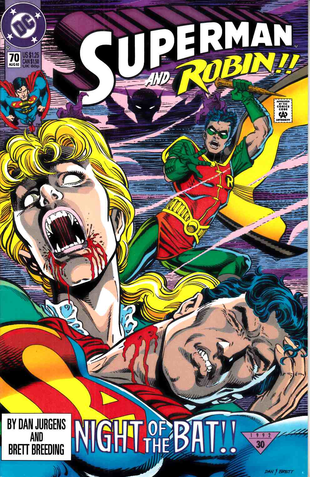 Superman #70 Very Fine (8.0) [DC Comic] LARGE