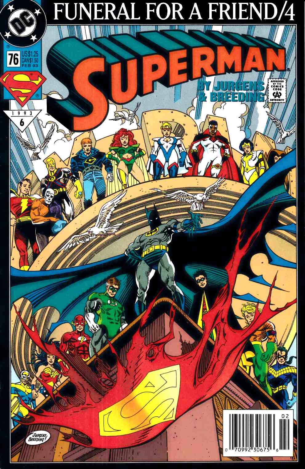 Superman #76 Newsstand Edition Very Fine (8.0) [DC Comic] THUMBNAIL