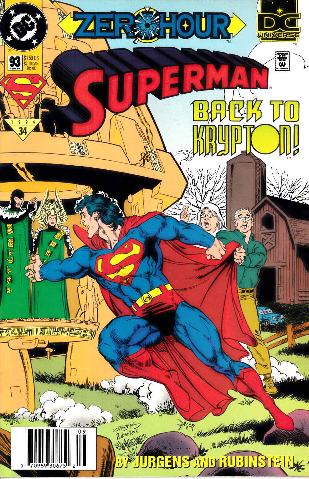 Superman #93 Newsstand Edition Fine (6.0) [DC Comic] THUMBNAIL
