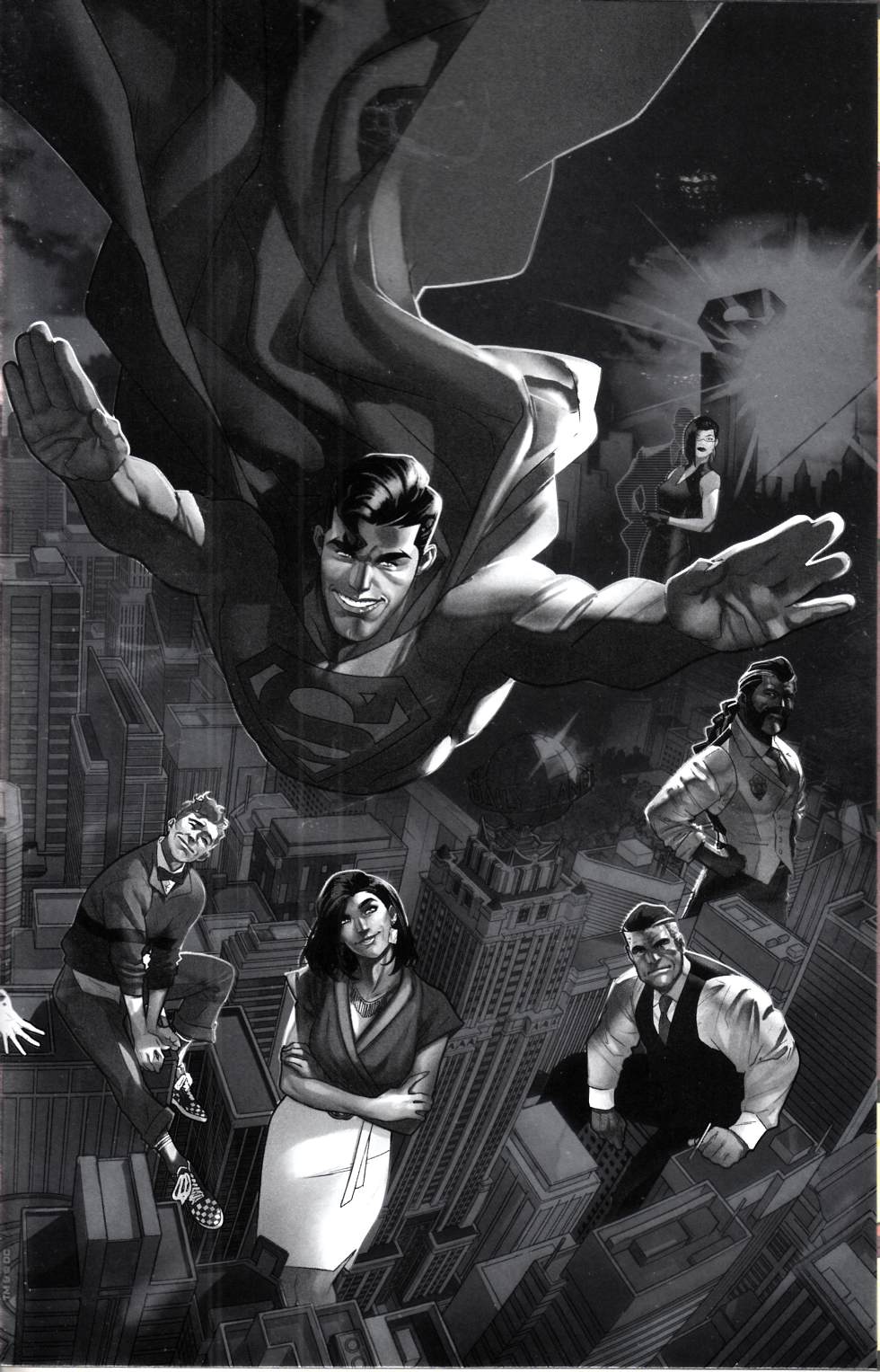 Superman #1 Lunar Thank You Foil Variant Near Mint (9.4) [DC Comic] LARGE