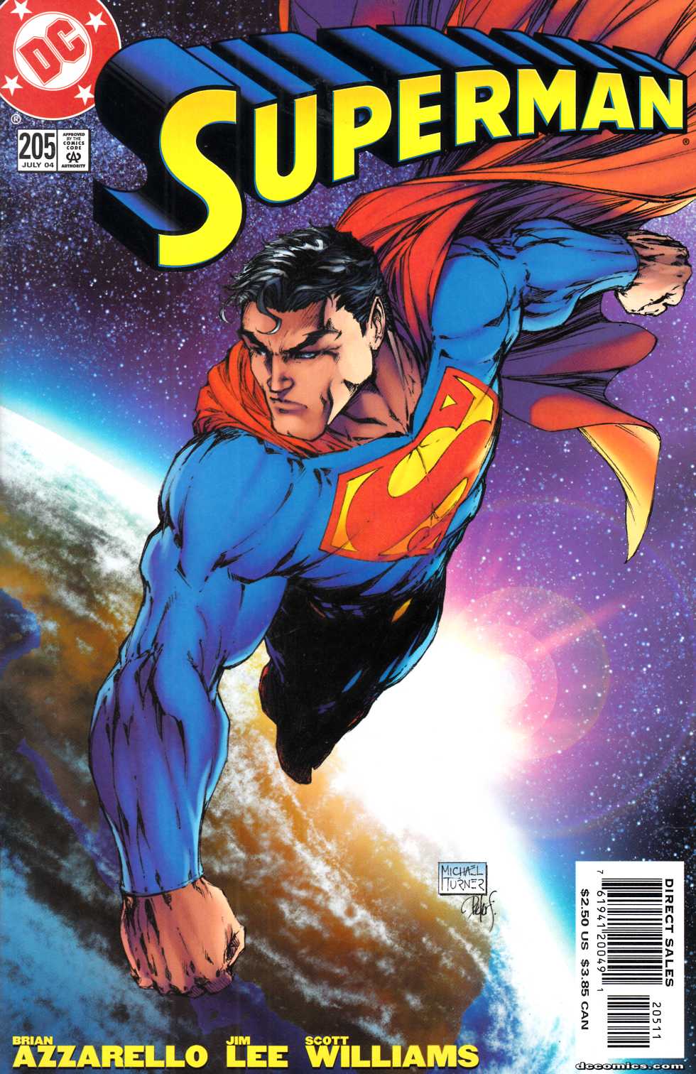 Superman #205 Cover B Near Mint (9.4) [DC Comic] THUMBNAIL