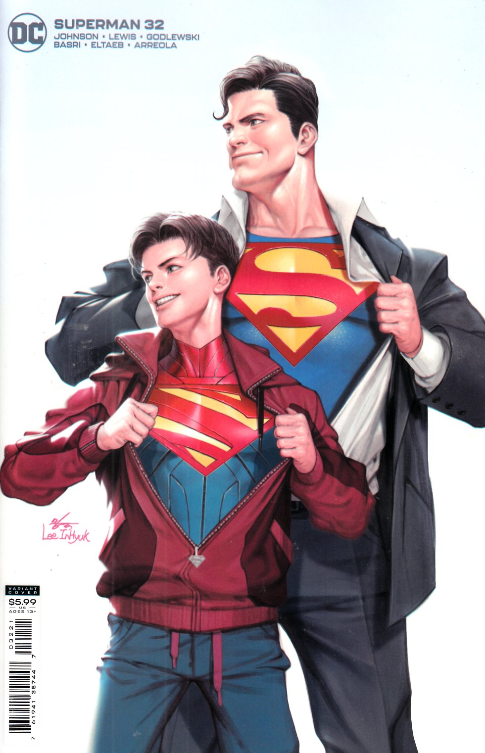Superman #32 Lee Variant Cover Near Mint (9.4) [DC Comic] THUMBNAIL
