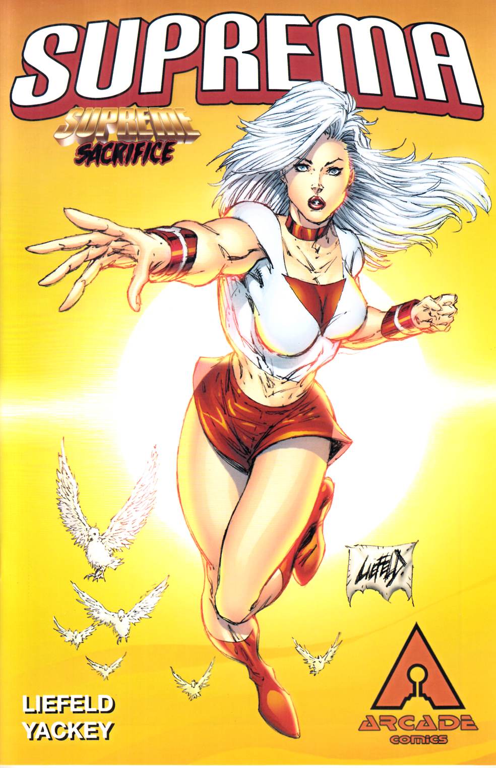 Suprema Supreme Sacrifice Flipbook #1 Near Mint (9.4) [Arcade Comic] LARGE