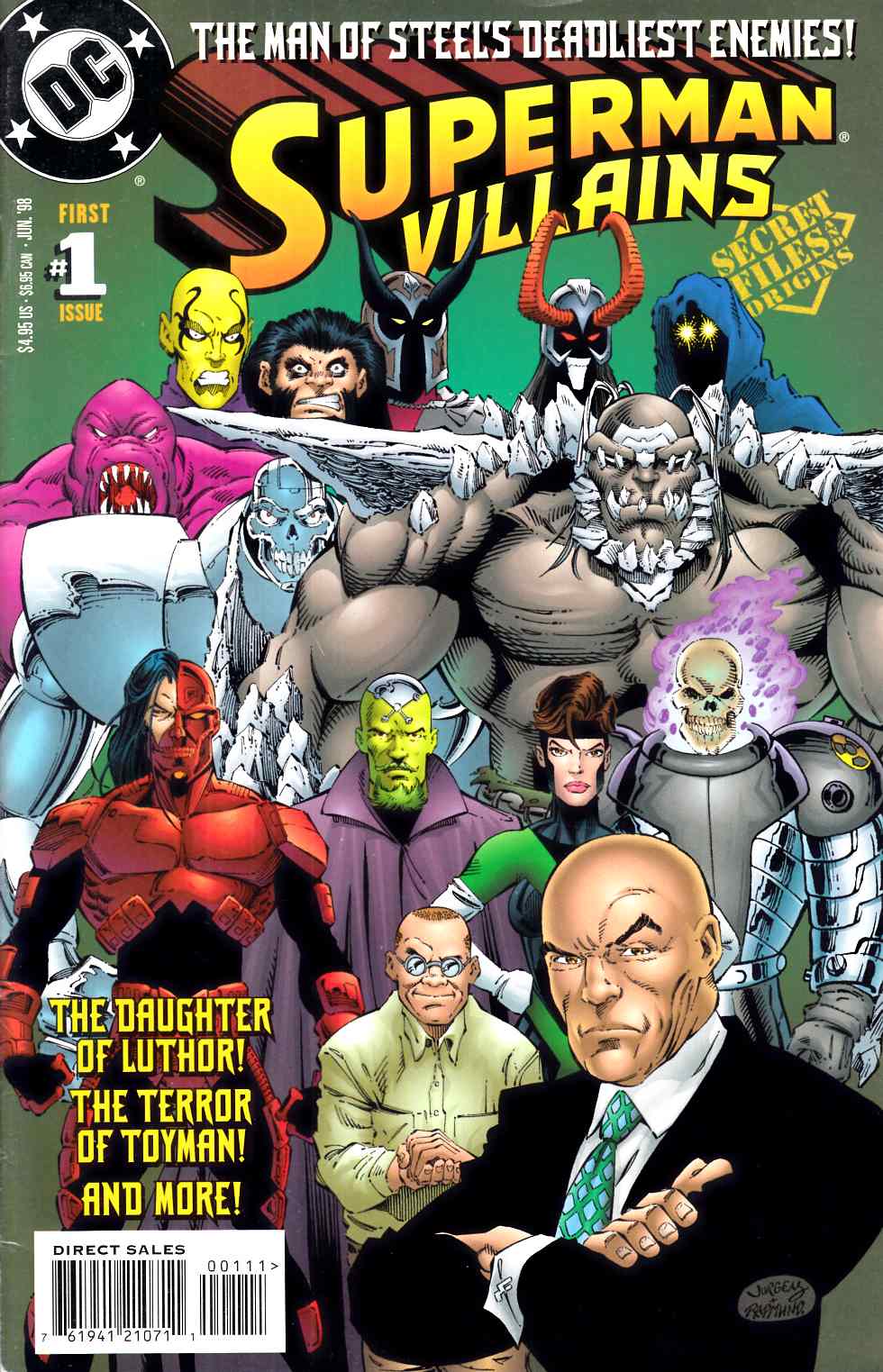 Superman Villains Secret Files #1 Fine (6.0) [DC Comic] LARGE