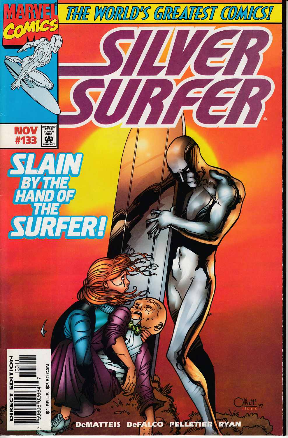 Silver Surfer #133 Very Fine (8.0) [Marvel Comic] THUMBNAIL