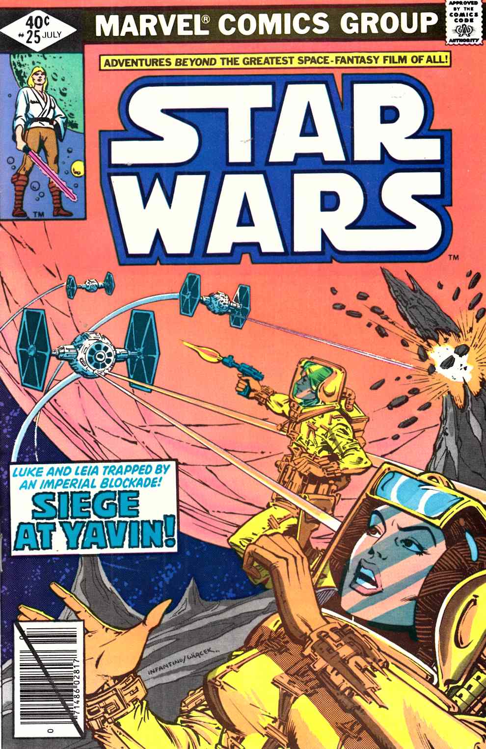 Star Wars #25 Very Fine (8.0) [Marvel Comic] THUMBNAIL