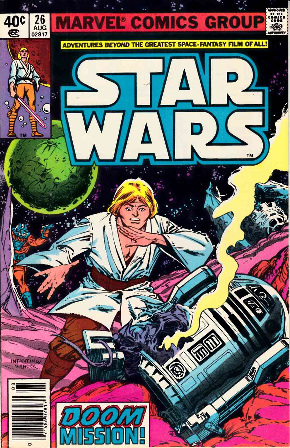 Star Wars #26 Newsstand Edition Very Fine (8.0) [Marvel Comic] LARGE