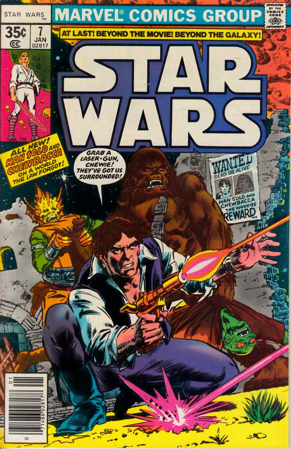 Star Wars #7 Fine (6.0) [Marvel Comic] LARGE