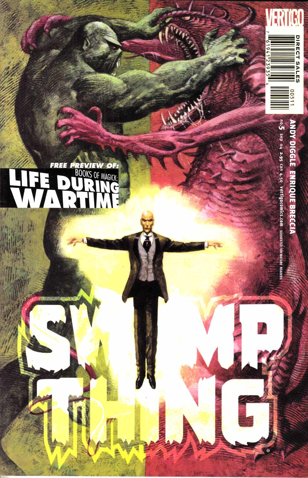 Swamp Thing #5 Near Mint (9.4) [DC Comic] LARGE