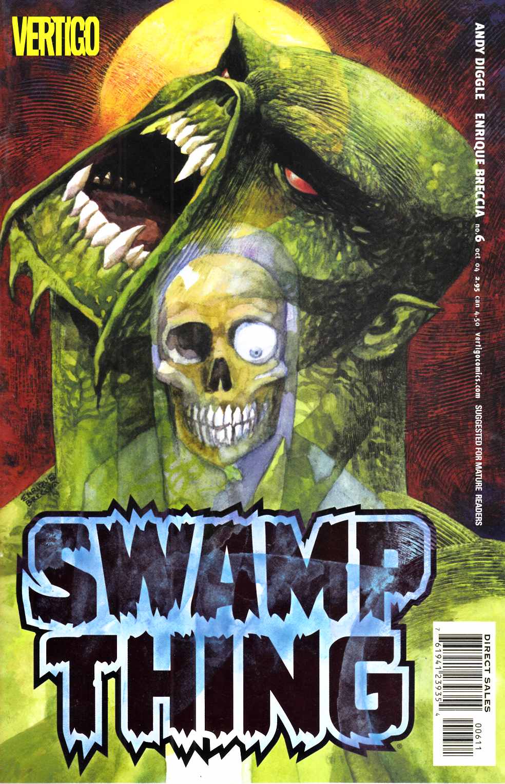 Swamp Thing #6 Near Mint (9.4) [DC Comic] LARGE