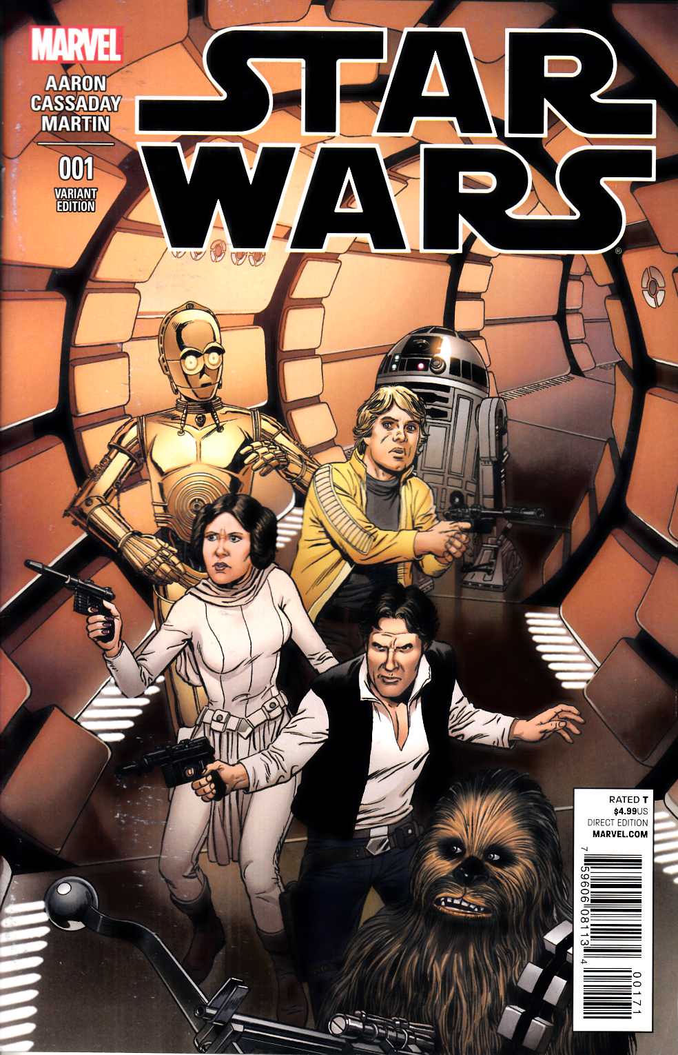 Star Wars #1 McLeod Variant Cover Fine (6.0) [Marvel Comic] LARGE