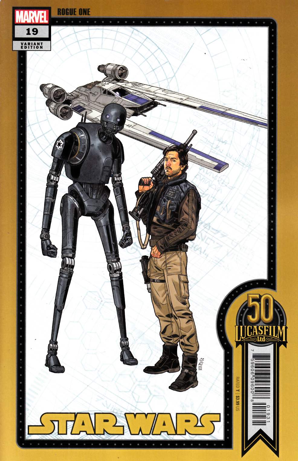 Star Wars #19 Lucasfilm Variant Cover Near Mint (9.4) [Marvel Comic] THUMBNAIL