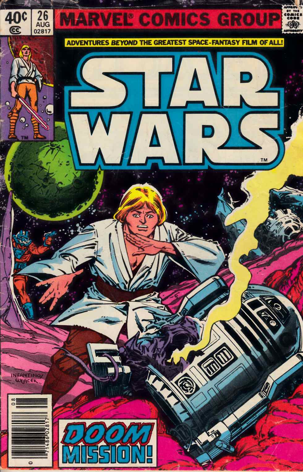 Star Wars #26 Newsstand Edition Very Good (4.0) [Marvel Comic] THUMBNAIL