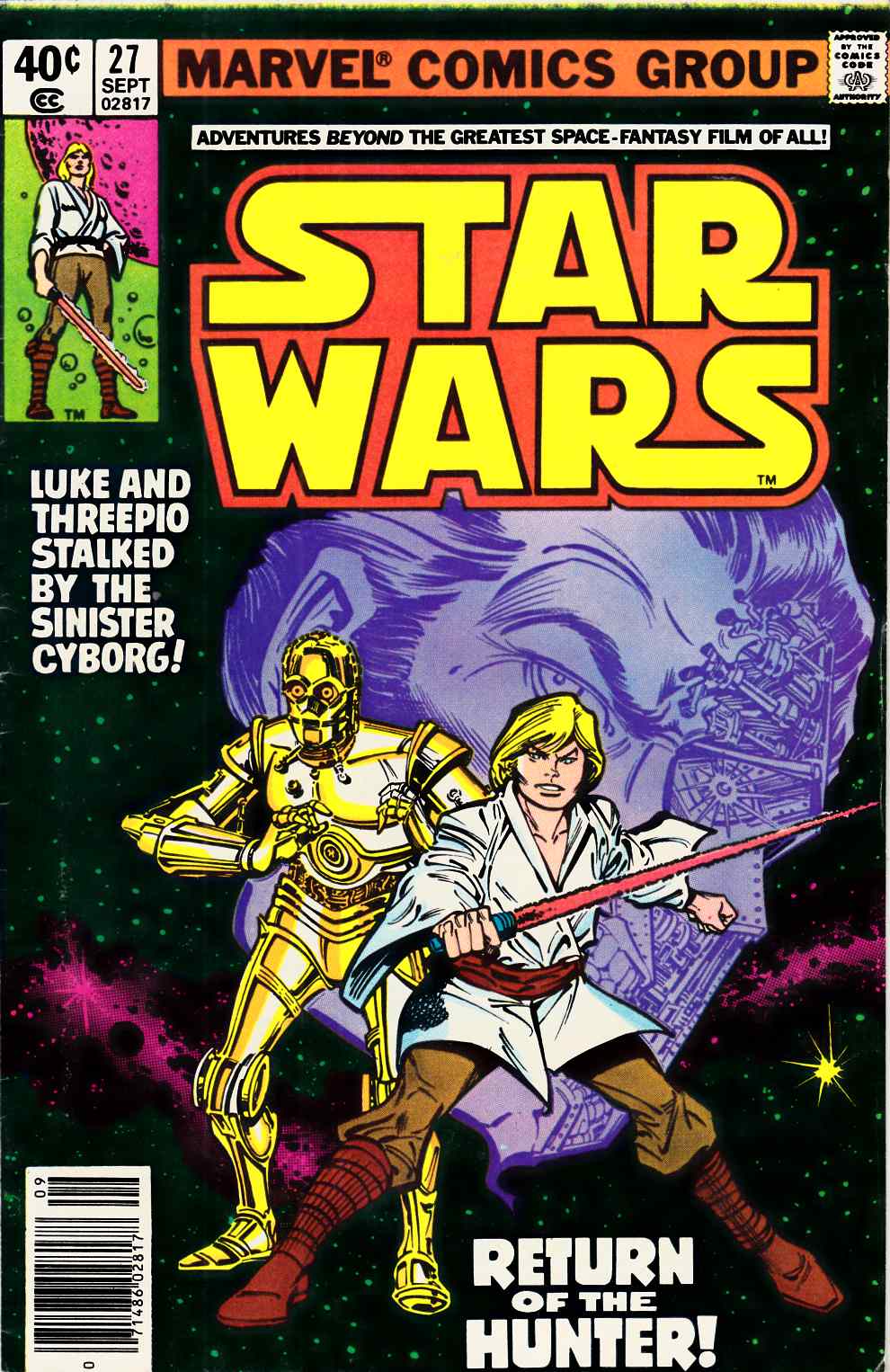 Star Wars #27 Newsstand Edition Very Fine (8.0) [Marvel Comic] LARGE
