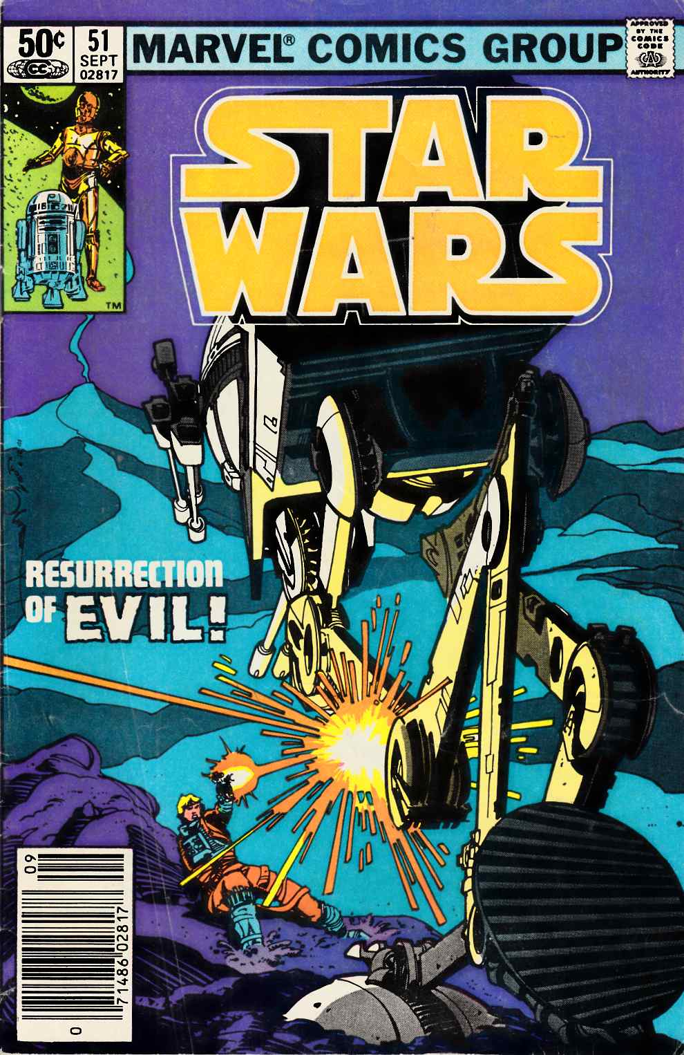 Star Wars #51 Newsstand Edition Very Good (4.0) [Marvel Comic] THUMBNAIL