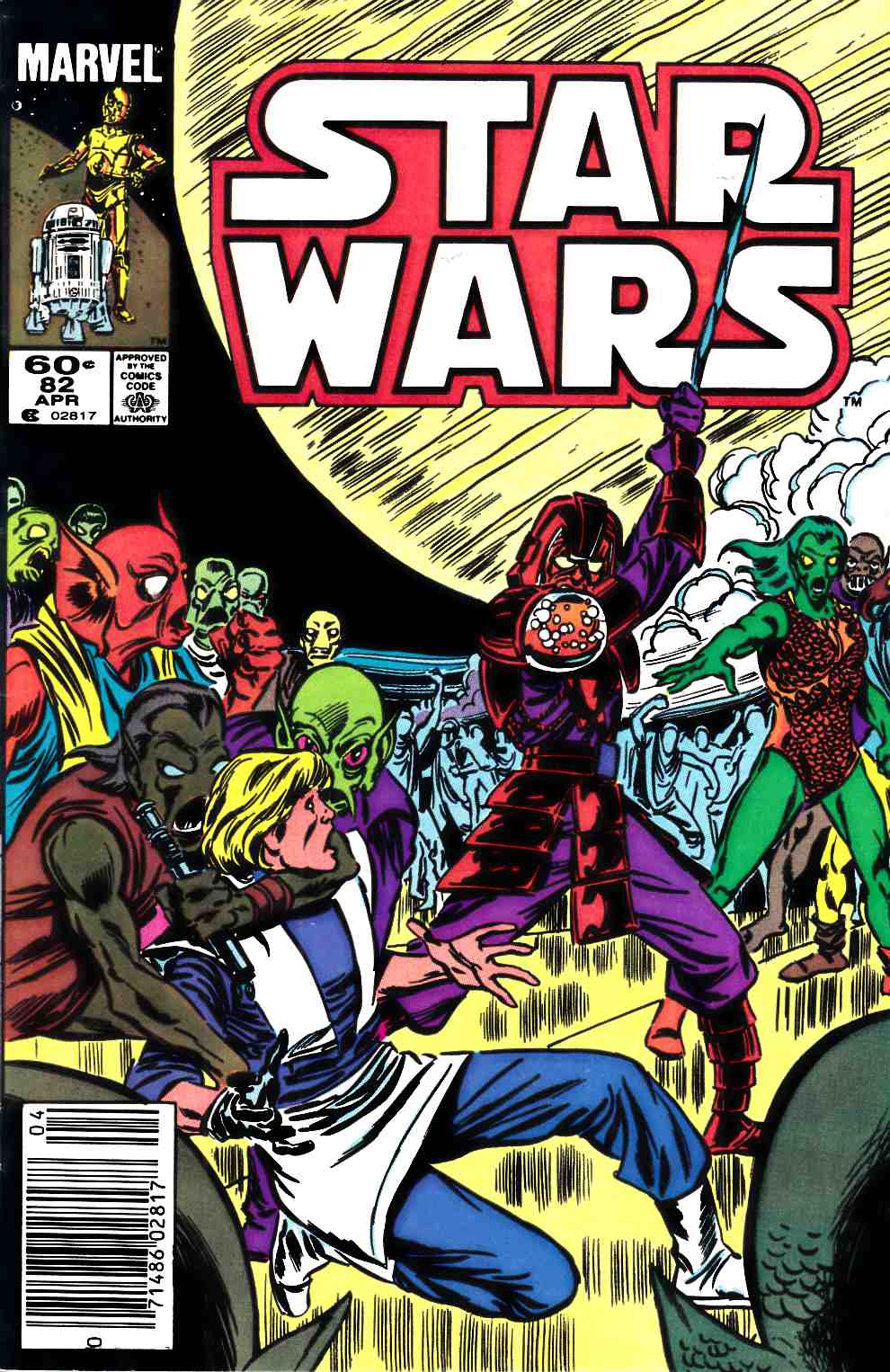 Star Wars #82 Newsstand Edition Fine (6.0) [Marvel Comic] THUMBNAIL