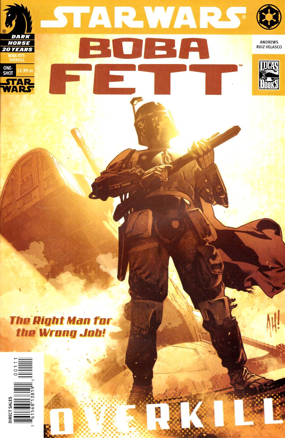 Star Wars Boba Fett Overkill #1 Near Mint (9.4) [Dark Horse Comic] THUMBNAIL