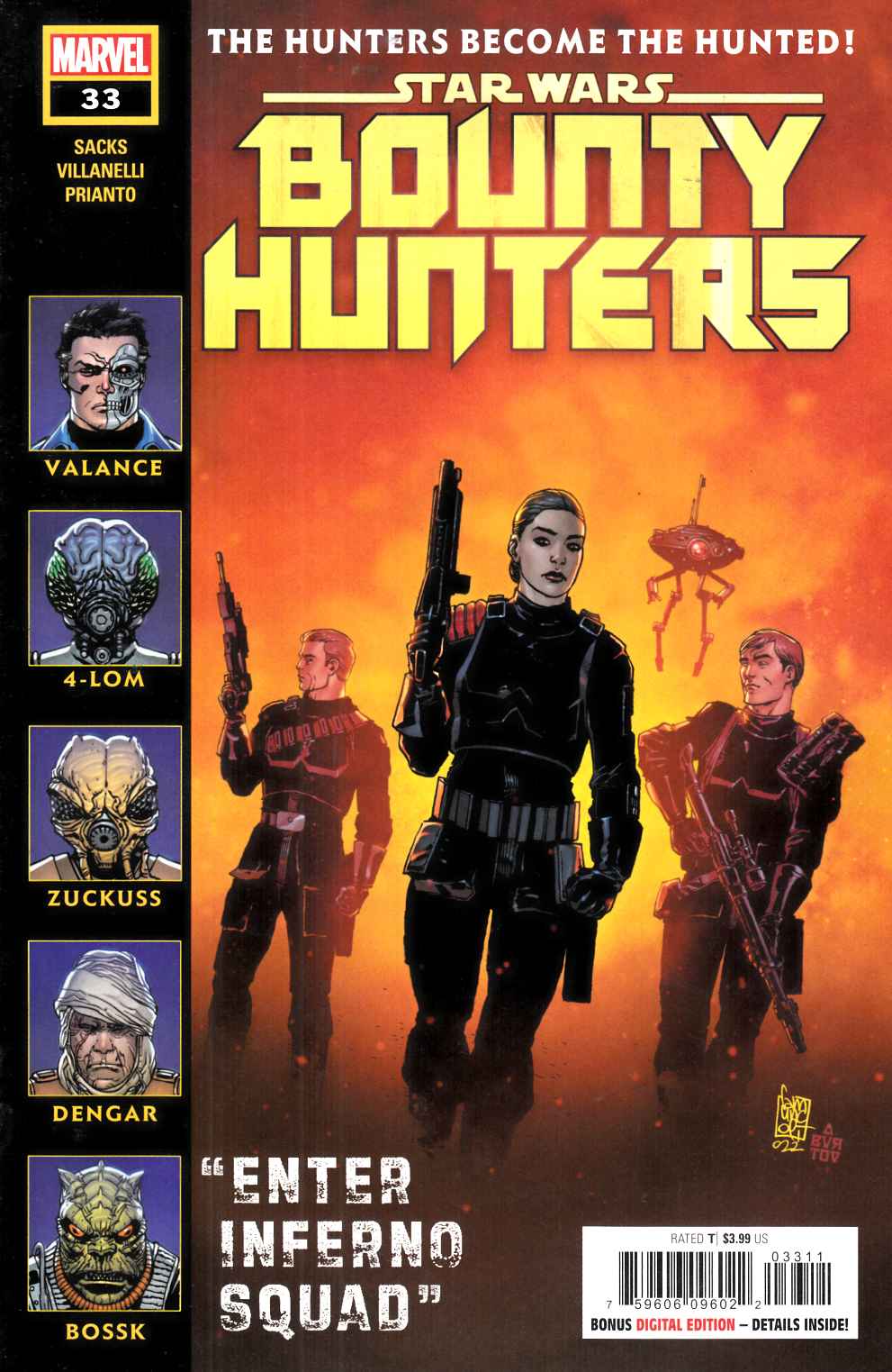 Star Wars Bounty Hunters #33 Near Mint (9.4) [Marvel Comic] THUMBNAIL