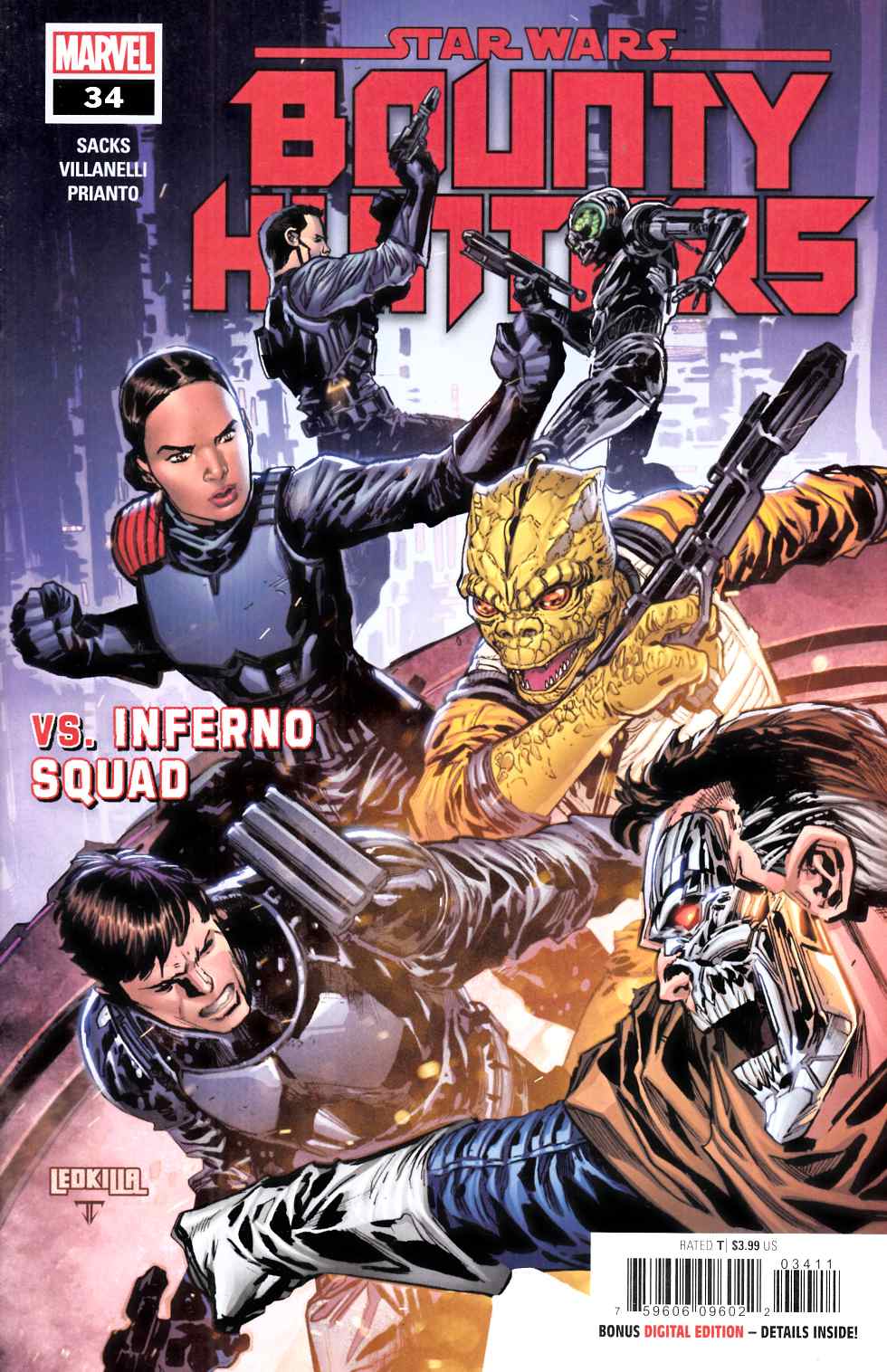 Star Wars Bounty Hunters #34 Near Mint (9.4) [Marvel Comic] LARGE