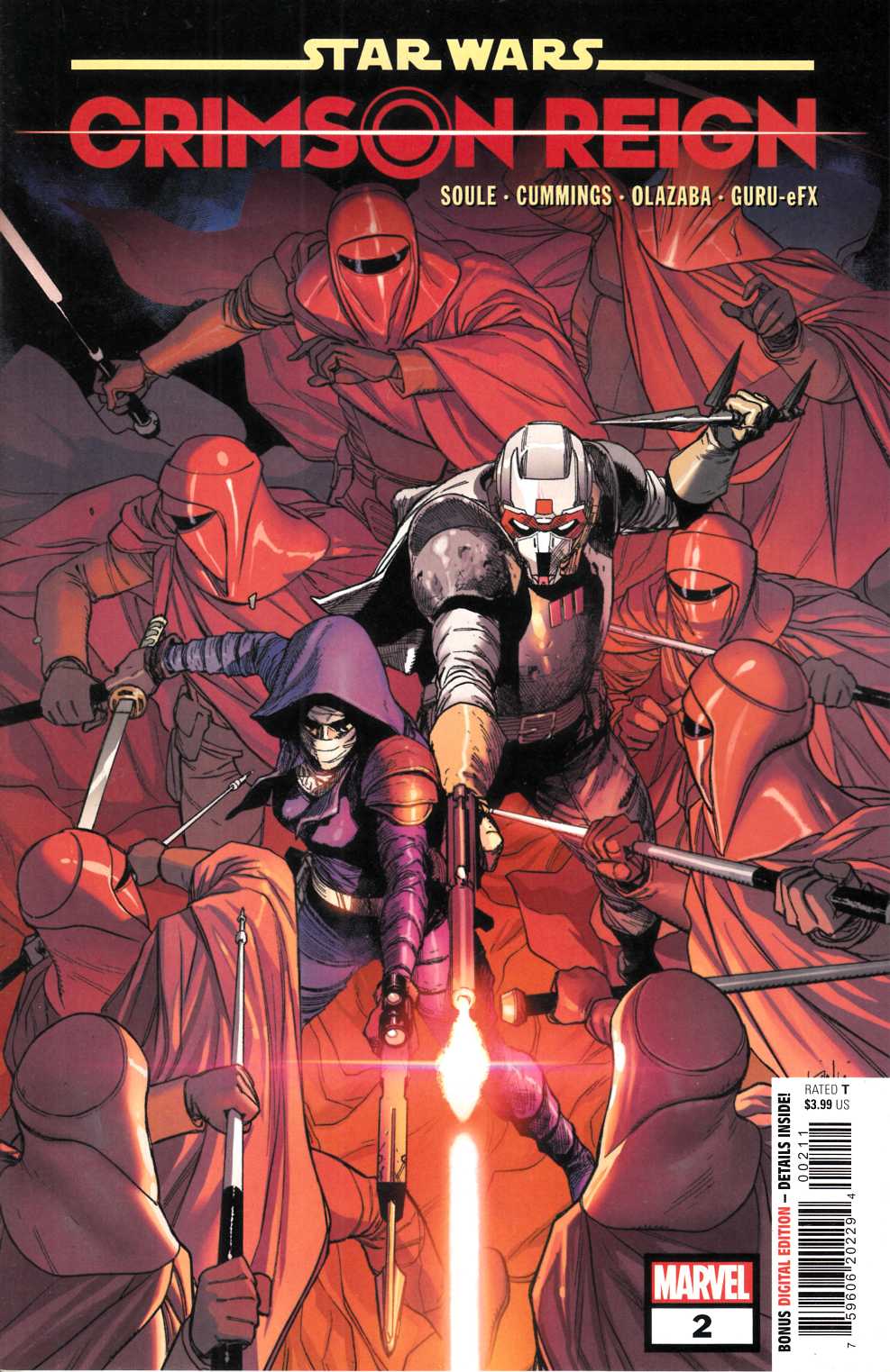 Star Wars Crimson Reign #2 Near Mint (9.4) [Marvel Comic] LARGE