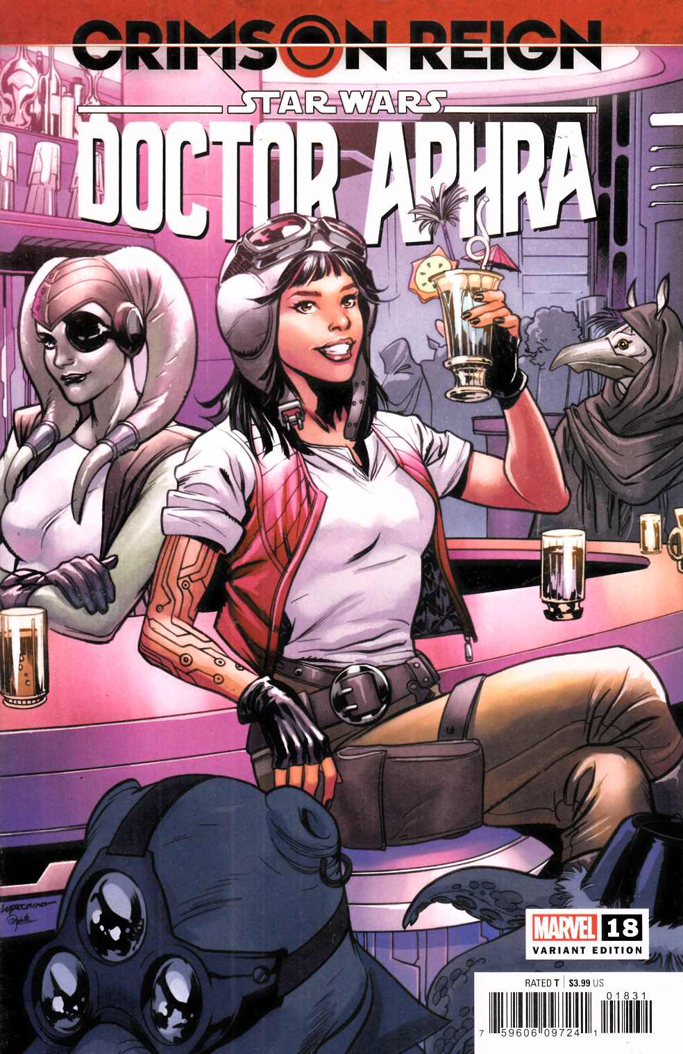 Star Wars Doctor Aphra #18 Lupacchino Variant Cover Near Mint (9.4) [Marvel Comic] THUMBNAIL