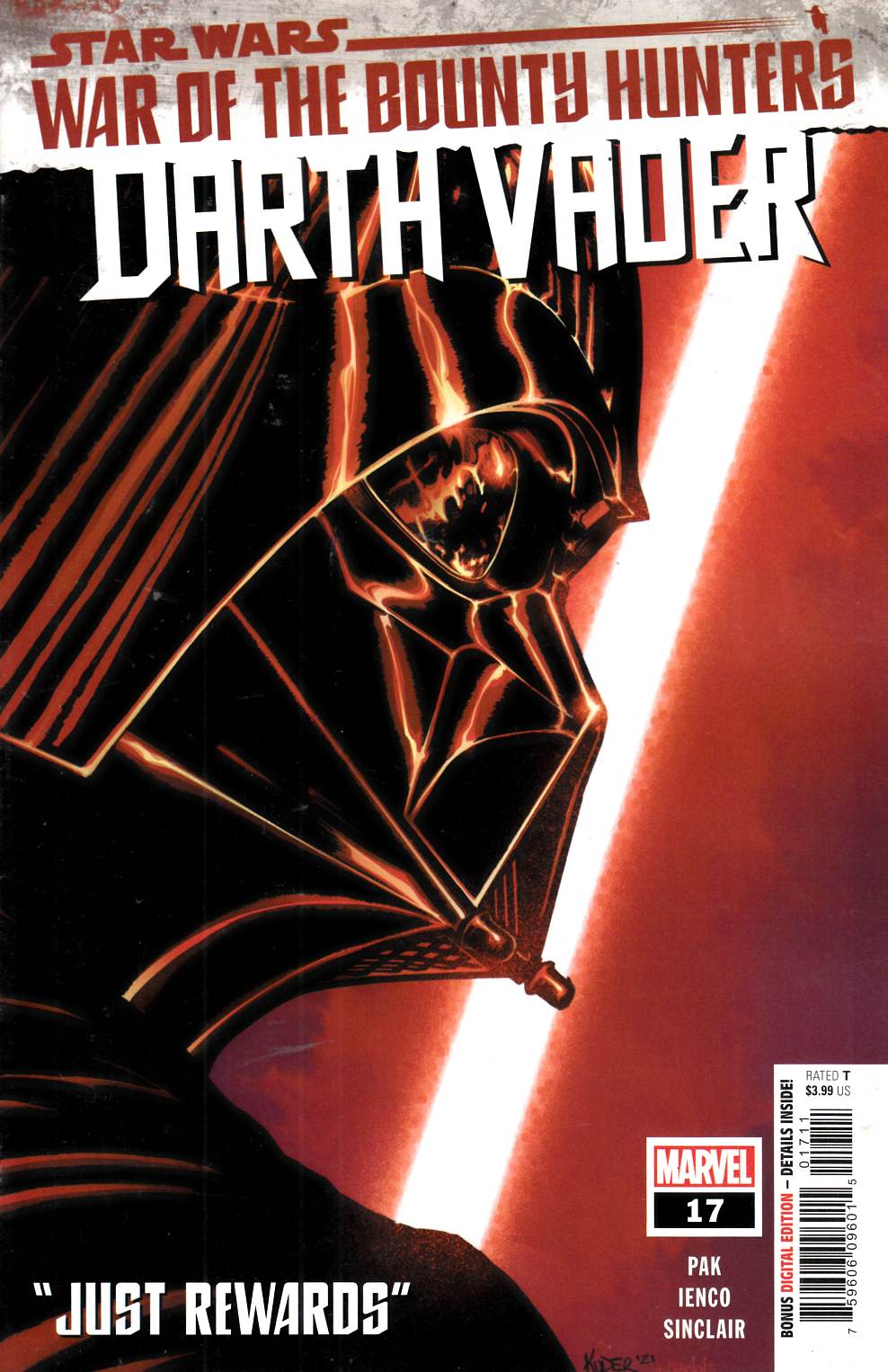 Star Wars Darth Vader #17 Near Mint (9.4) [Marvel Comic] LARGE