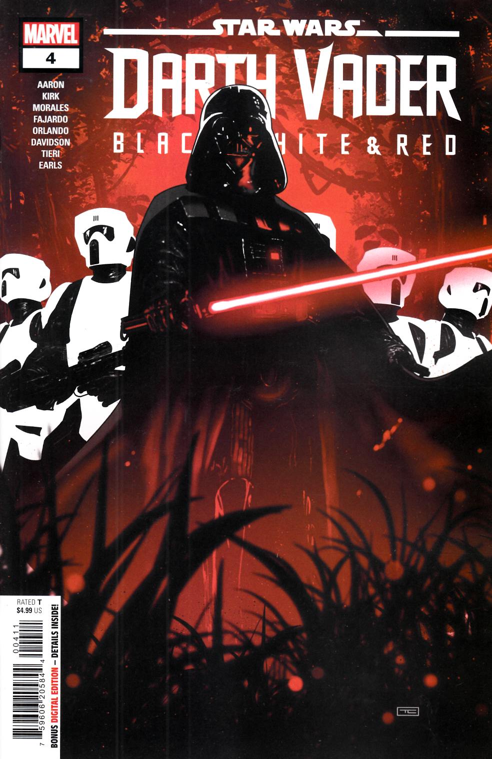 Star Wars Darth Vader Black White and Red #4 Near Mint (9.4) [Marvel Comic] THUMBNAIL