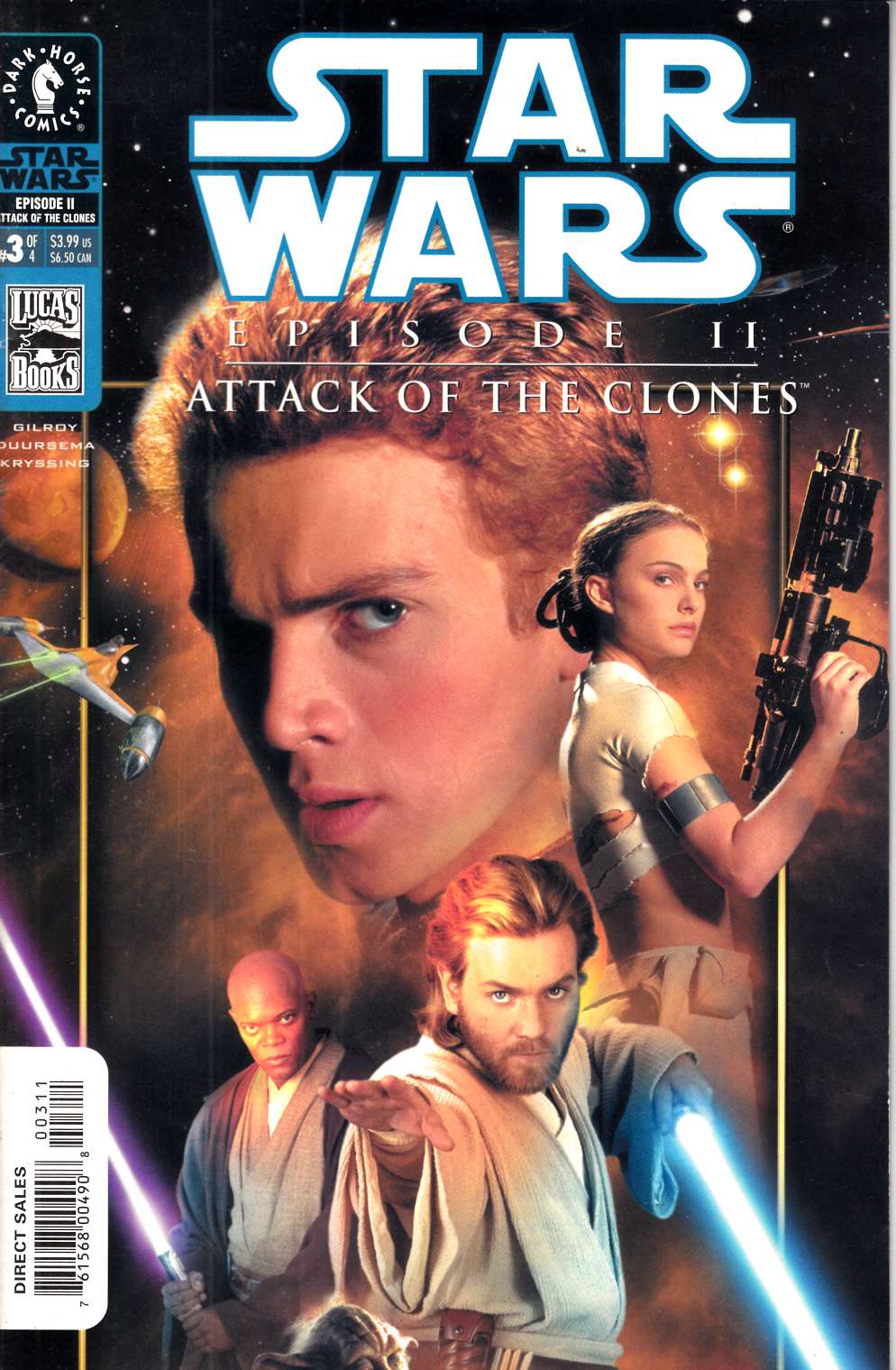 Star Wars Episode II Attack of the Clones #3 Cover B Fine (6.0) [Dark Horse Comic] THUMBNAIL