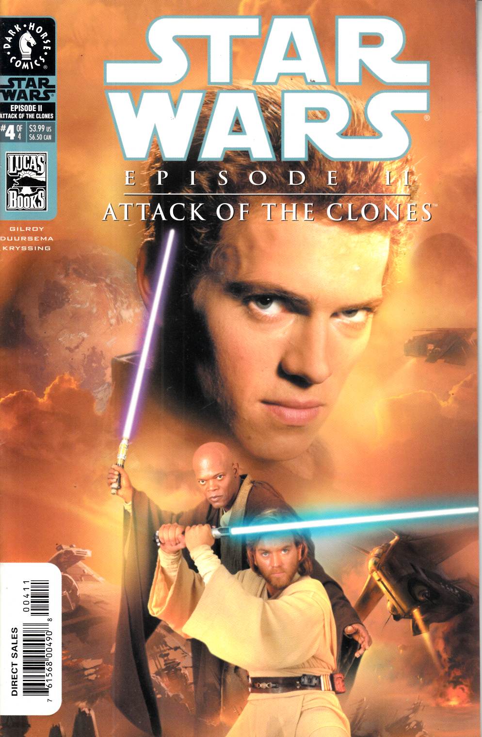 Star Wars Episode II Attack of the Clones #4 Cover B Very Fine (8.0) [Dark Horse Comic] LARGE