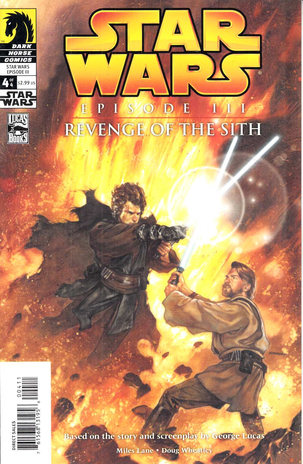 Star Wars Episode III Revenge of the Sith #4 Very Fine (8.0) [Dark Horse Comic] THUMBNAIL
