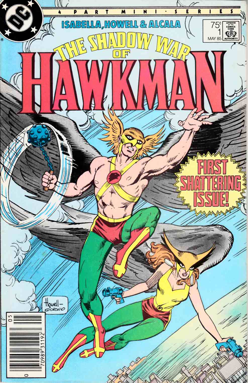 Shadow War of Hawkman #1 Newsstand Edition Fine/Very Fine (7.0) [DC Comic] LARGE