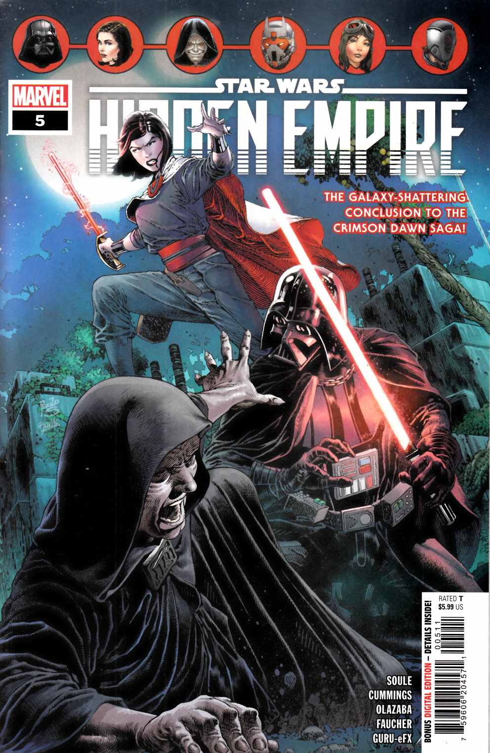 Star Wars Hidden Empire #5 Near Mint (9.4) [Marvel Comic] THUMBNAIL