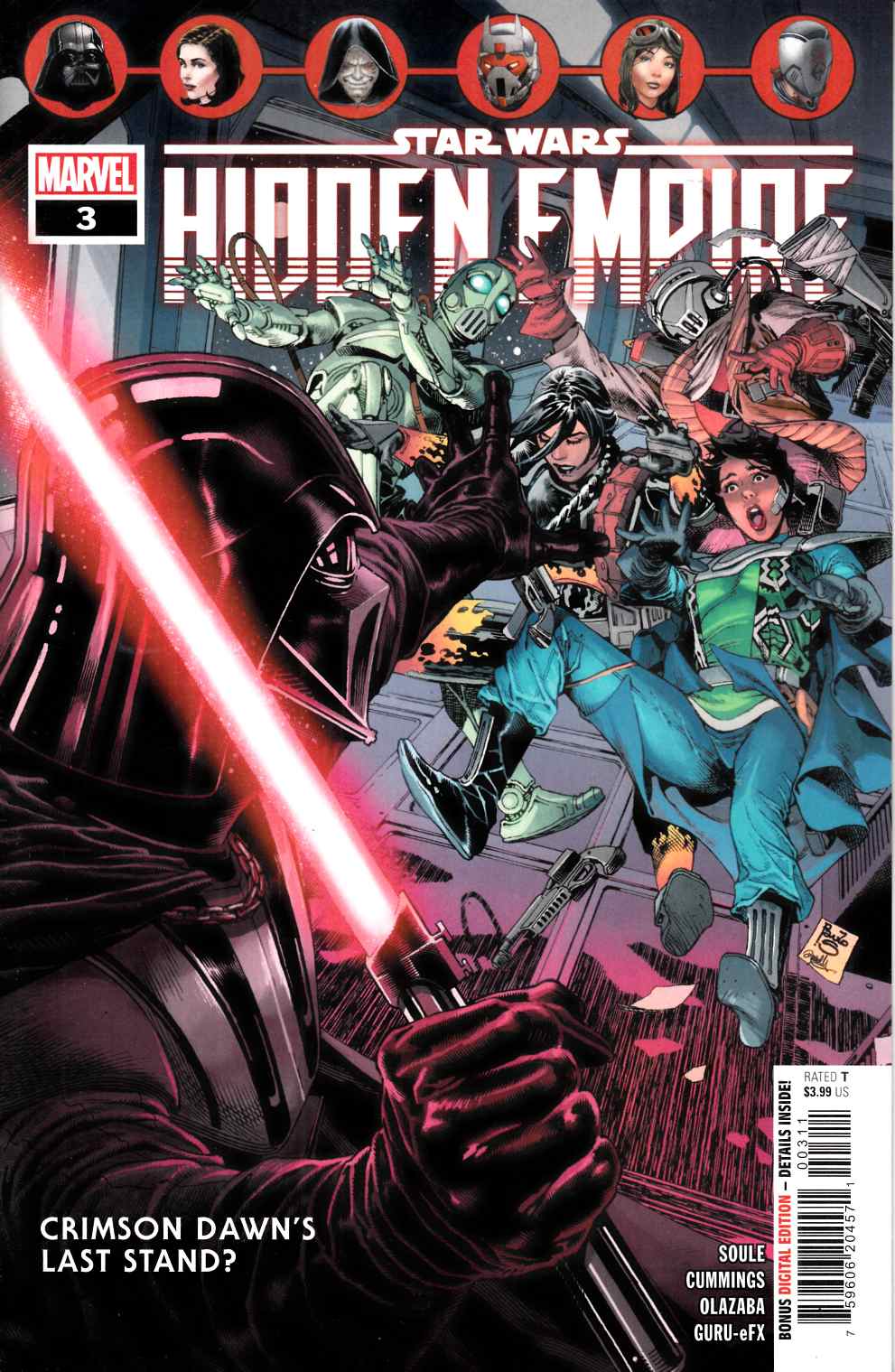 Star Wars Hidden Empire #3 Near Mint (9.4) [Marvel Comic] LARGE