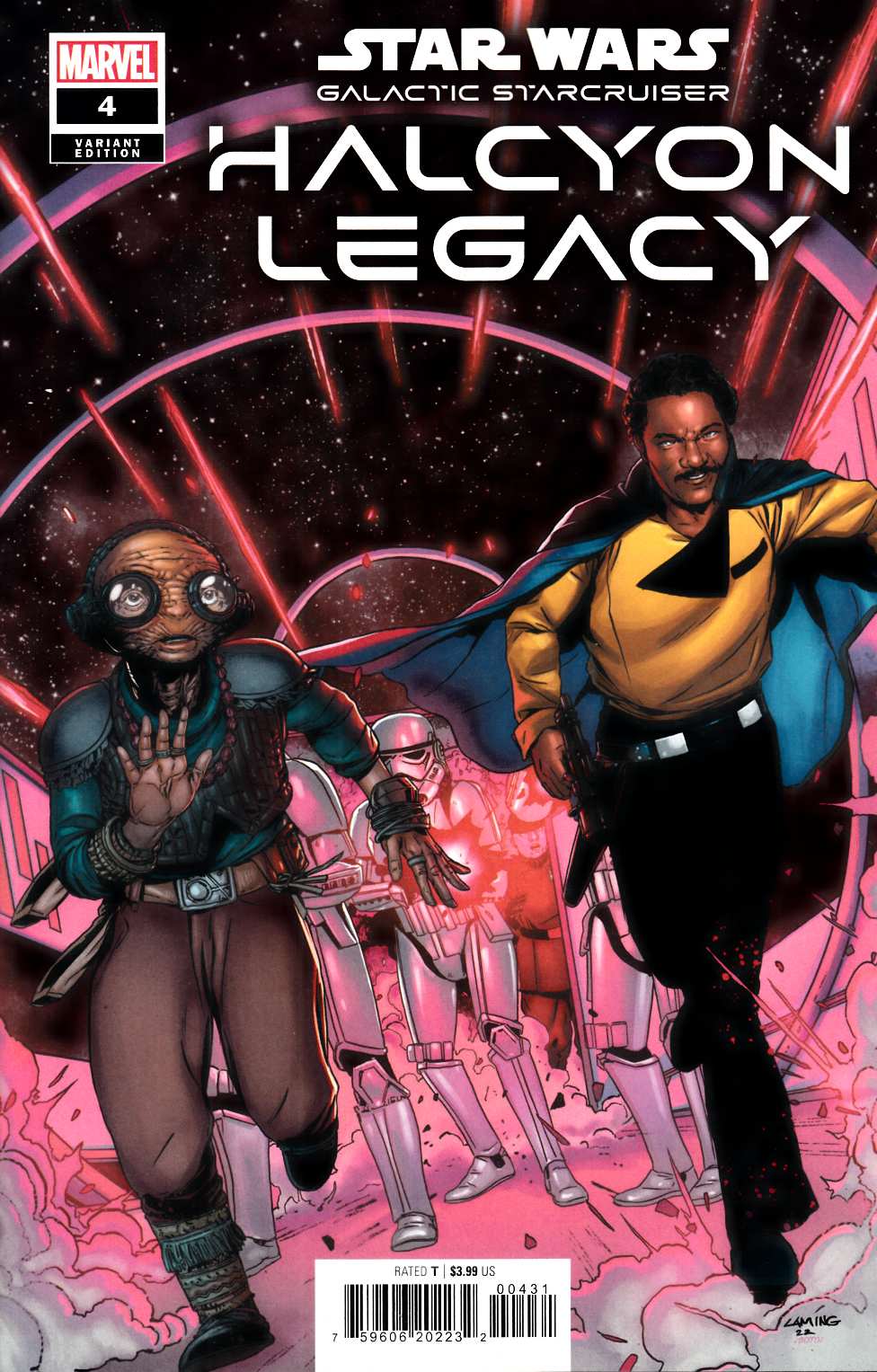 Star Wars Halcyon Legacy Laming Variant Cover #4 Near Mint (9.4) [Marvel Comic] THUMBNAIL