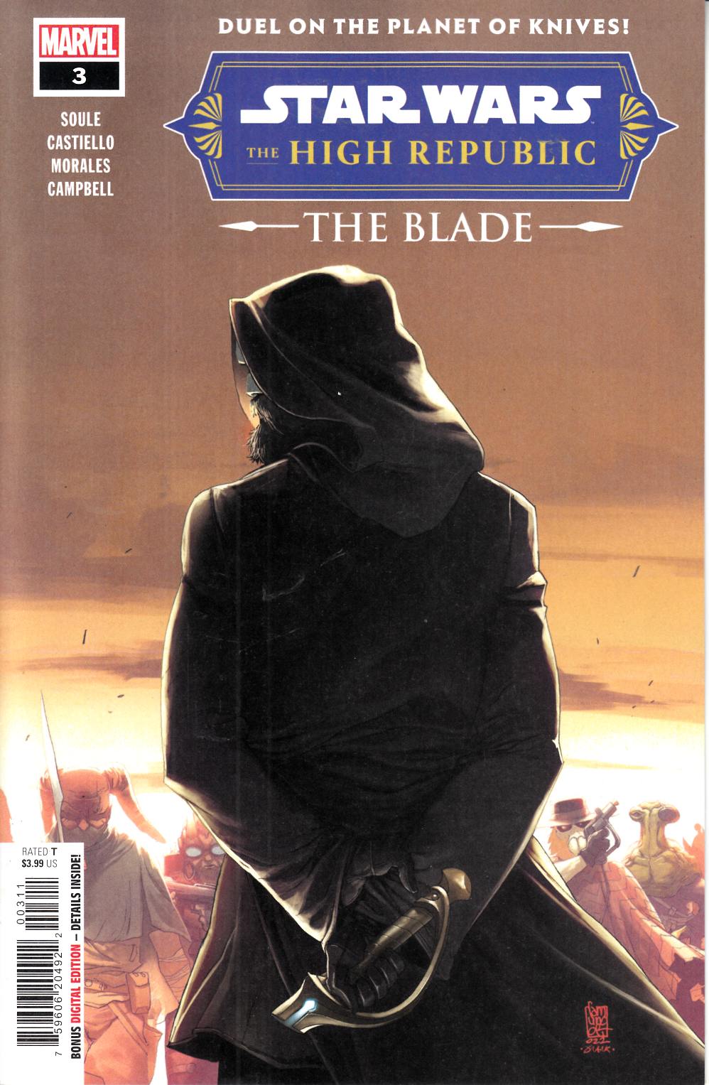 Star Wars High Republic Blade #3 Near Mint (9.4) [Marvel Comic] LARGE