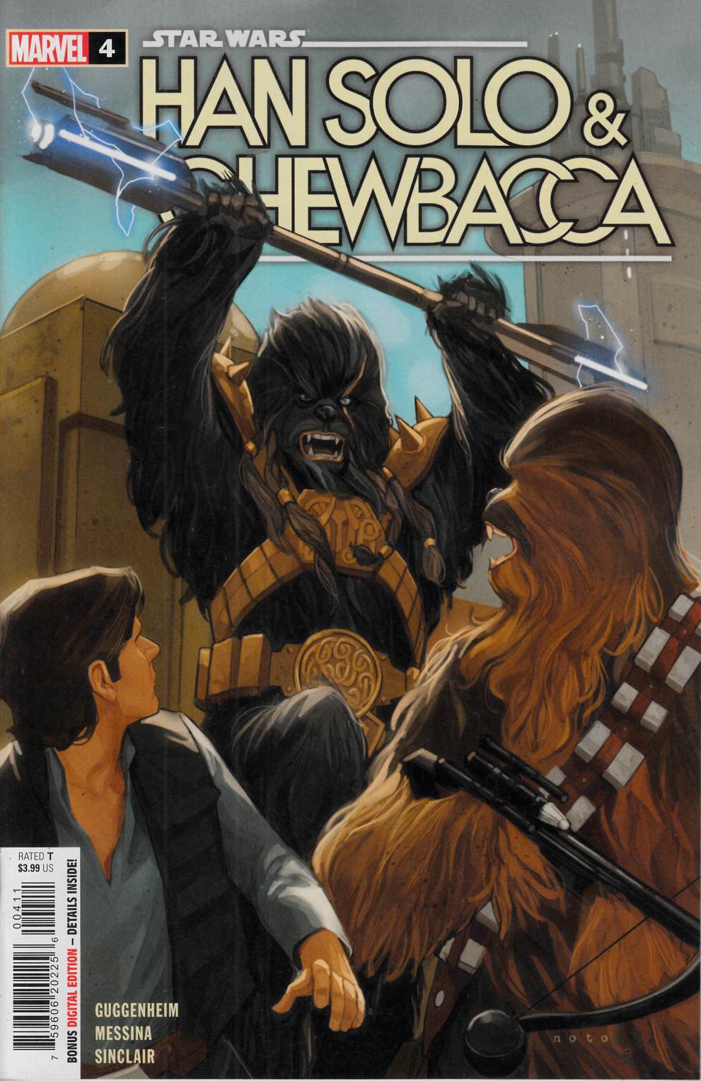 Star Wars Han Solo & Chewbacca #4 Near Mint (9.4) [Marvel Comic] LARGE